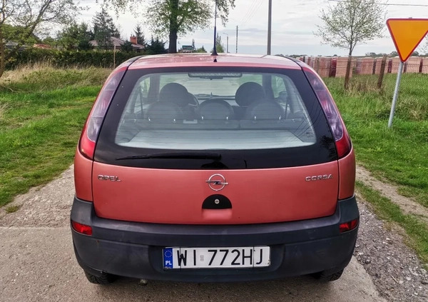 Opel Corsa cena 2999 przebieg: 171000, rok produkcji 2001 z Słubice małe 154